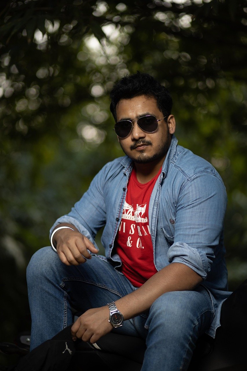 indian man, forest, man, nature, portrait